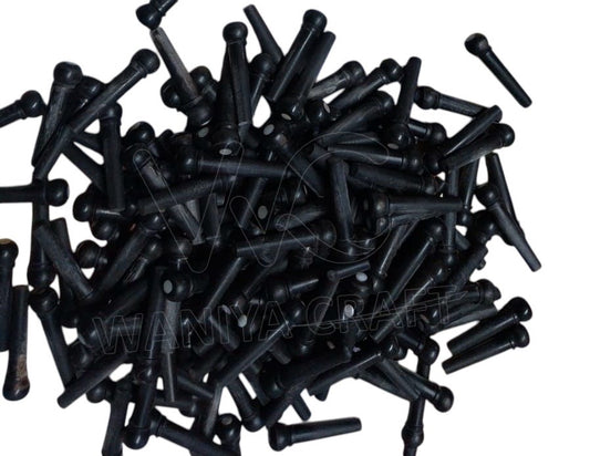 Buffalo Horn Black Bridge pins - Waniya Craft