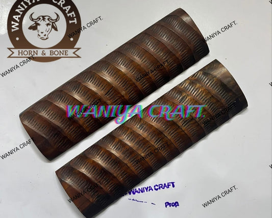 Buffalo Horn Impala Jigged Burnt Vintage