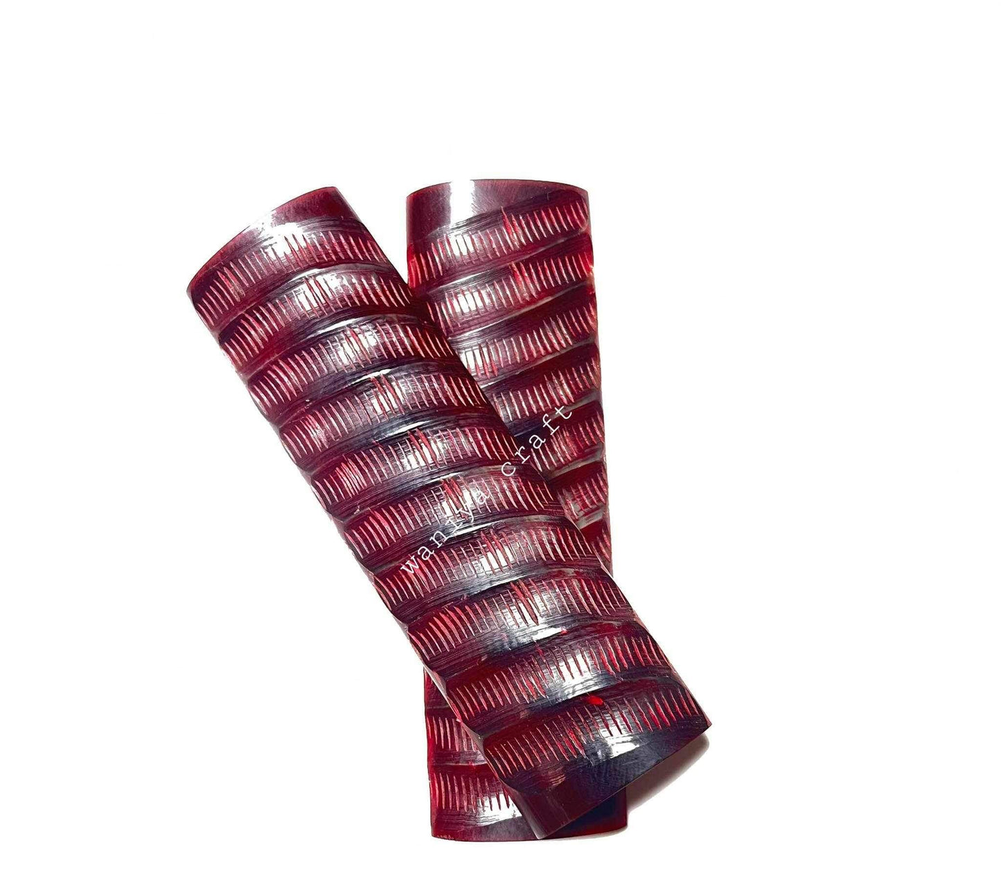 Buffalo Horn  impala knife scales - Waniya Craft