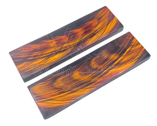 Buffalo Horn Golden Streaks Scales - Waniya Craft