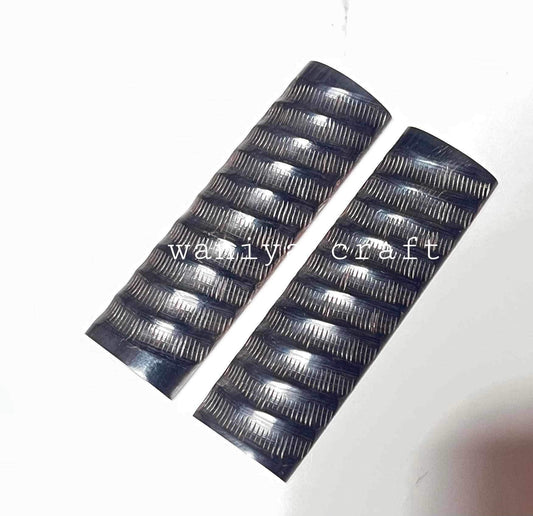 Buffalo Horn impala knife scales - Waniya Craft