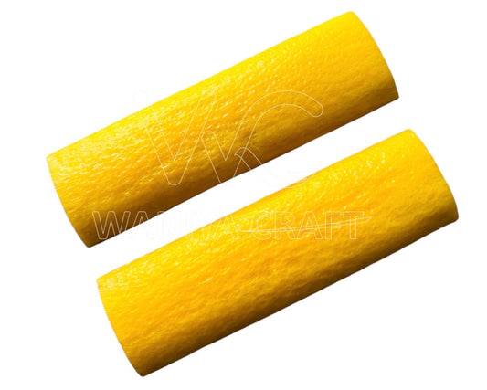 Dyed Amber Snake Jiggde Bone Scales - Waniya Craft