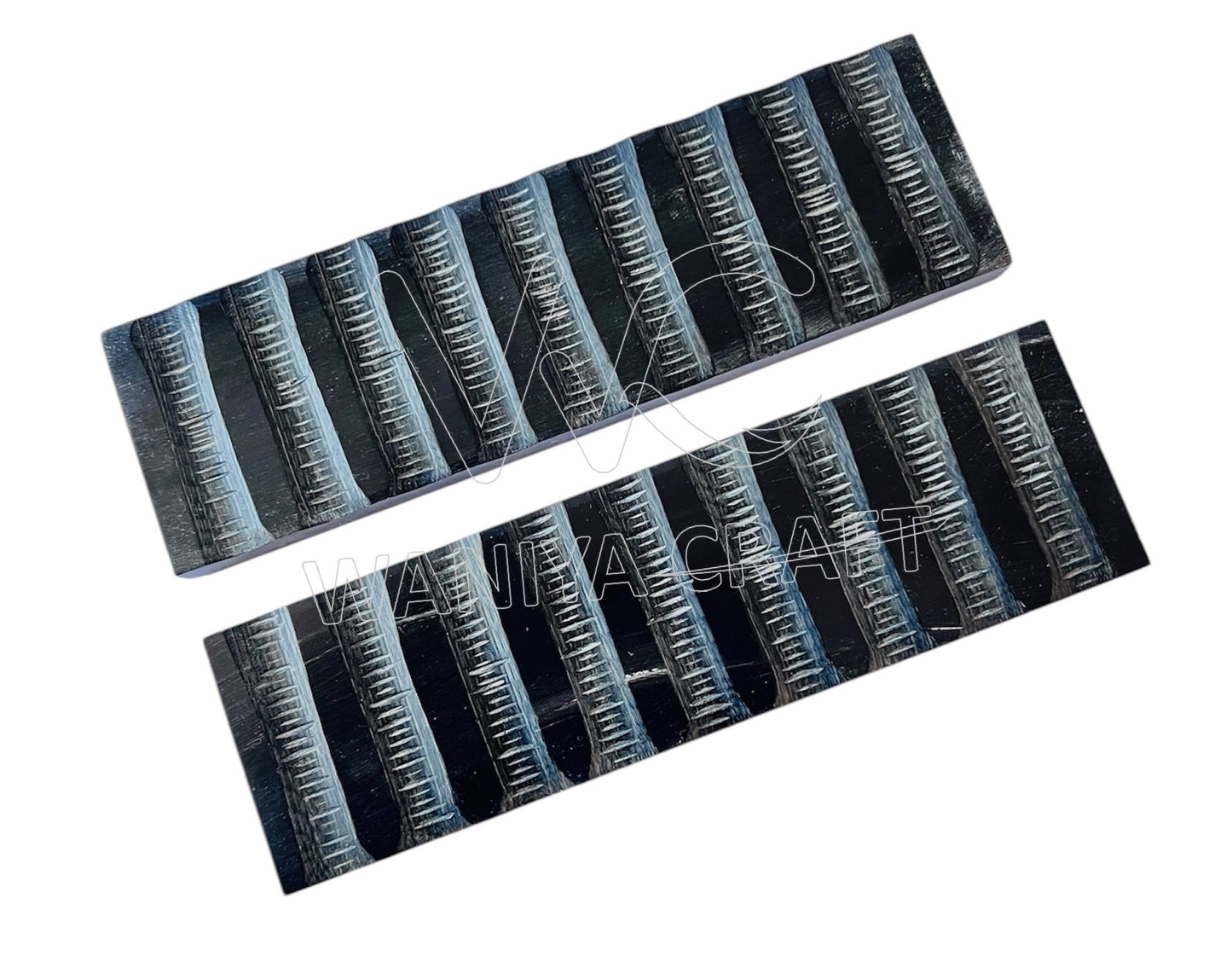 Buffalo Horn Flat Impala jigged Scales - Waniya Craft