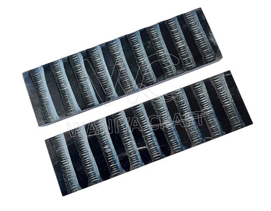 Buffalo Horn Flat Impala jigged Scales - Waniya Craft