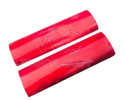 Dyed Red Bone scalss - Waniya Craft