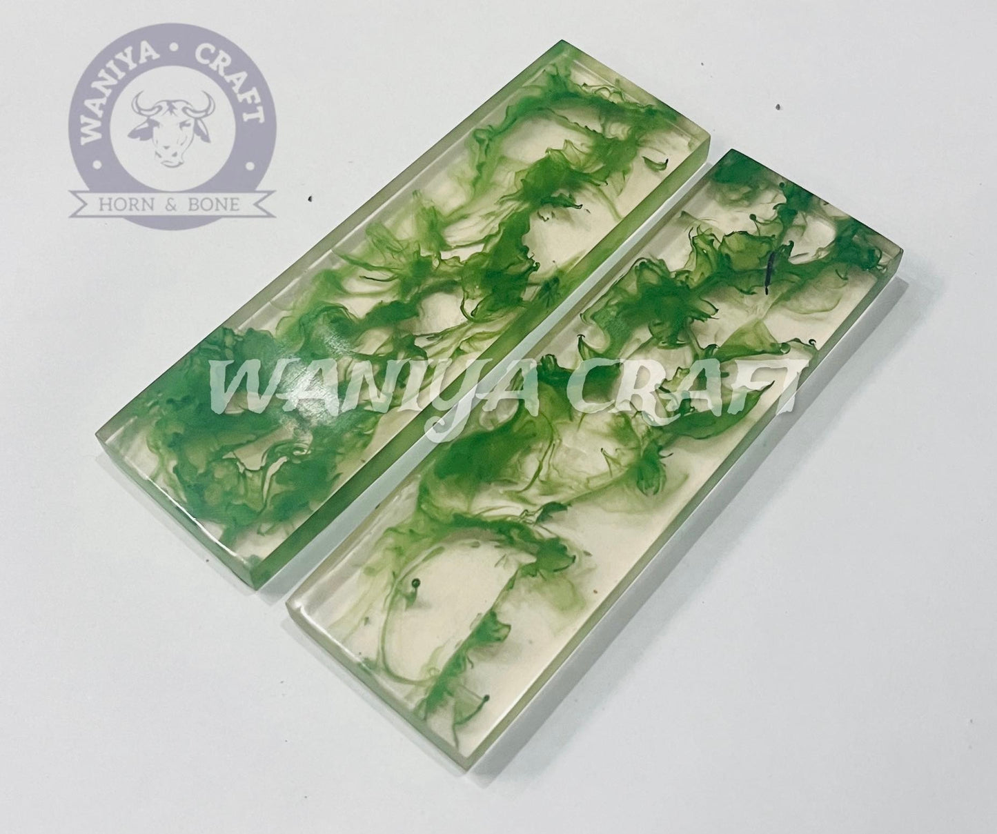 Acrylic Resin Green Peral scales - Waniya Craft