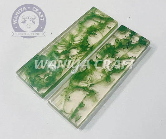 Acrylic Resin Green Peral scales - Waniya Craft