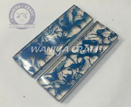 Acrylic Resin Blue Peral scales - Waniya Craft