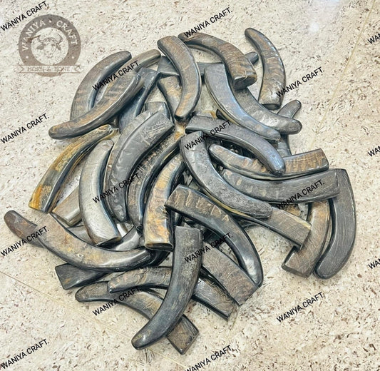 Black Ram’s Horn Handle - Waniya Craft