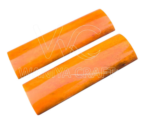 Dyed Orange Bone scalss - Waniya Craft