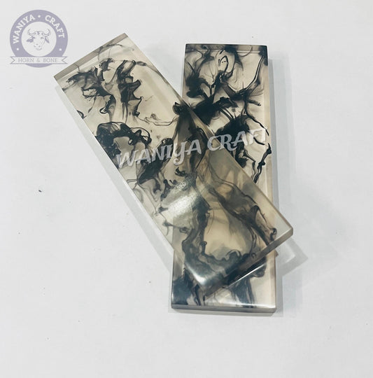 Acrylic Resin BlackbPeral scales - Waniya Craft