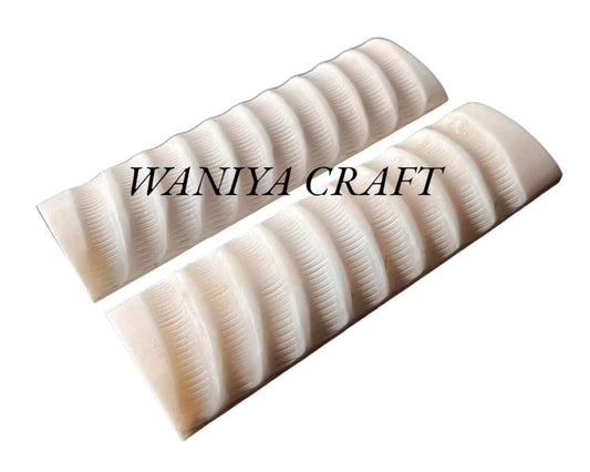 White impala Bone scales - Waniya Craft