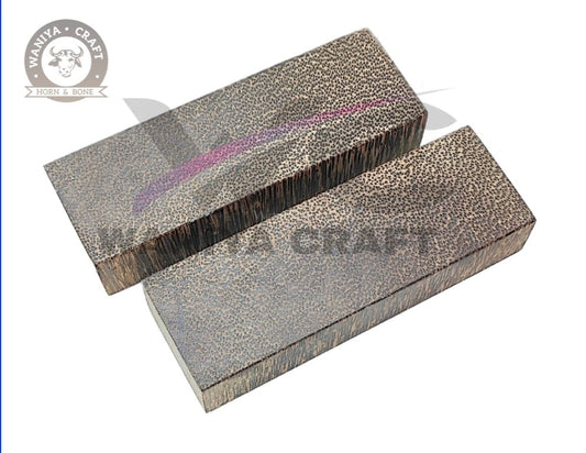 Black palm x-cut wood Blocks - Waniya Craft