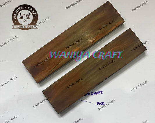 Buffalo Horn Deep Natural Burnt Scales