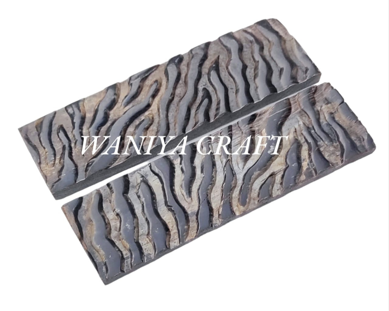 Buffalo Horn Bark Kudoo Jigged Scales